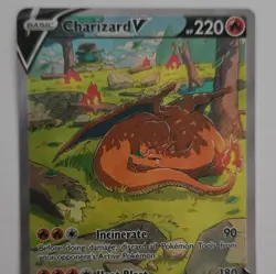 Pokemon TCG Charizard V SWSH260 Sword & Shield Promo Holo 220 HP Basic - Image 1