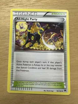 POKEMON ALL-NIGHT PARTY 96/122 BREAKPOINT NM UMBREON NM NM - Image 1