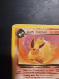 Dark Flareon Uncommon Pokemon TCG Team Rocket 35/82 HP - Image 3