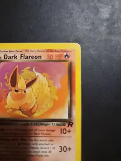 Dark Flareon Uncommon Pokemon TCG Team Rocket 35/82 HP - Image 4