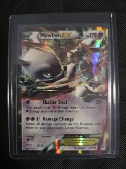 Mewtwo EX 62/162 BREAKthrough Rare EX Holo Pokemon - Image 1