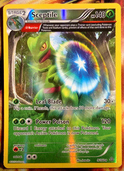 Pokemon Sceptile 9/160 Holo Rare XY - Primal Clash Holo Trading - Image 1