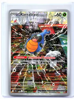 2025 Pokemon—Karrablast #094/086 Black Bolt—Illustration Rare [Lightly Played] - Image 1
