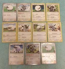 WOOLOO & DUBWOOL BUNDLE OF POKEMON CARDS - Image 1