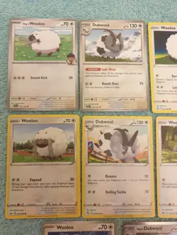 WOOLOO & DUBWOOL BUNDLE OF POKEMON CARDS - Image 2