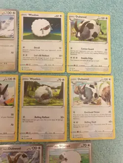 WOOLOO & DUBWOOL BUNDLE OF POKEMON CARDS - Image 3