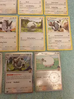 WOOLOO & DUBWOOL BUNDLE OF POKEMON CARDS - Image 5