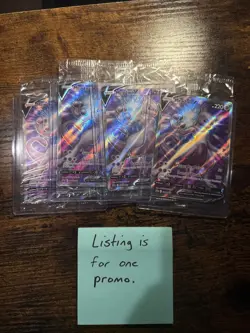 Pokemon TCG Mewtwo V SWSH229 Full Art Holo Black Star Promo (SEALED) - Image 3