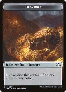 FOIL Myr (024) / Treasure (027) NM Double Masters MTG Magic the Gathering Eng - Image 2