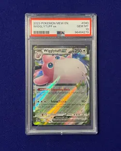 PSA 10 Wigglytuff ex #40 Scarlet & Violet 151 Pokemon 2023 GEM MINT - Image 1