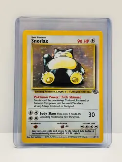 Pokemon TCG Snorlax Jungle 11/64 Holo Unlimited Holo Rare - Image 2
