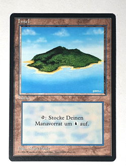 Island / Insel (V.2) - FBB Foreign Black Bordered DE Mtg Magic - Image 1