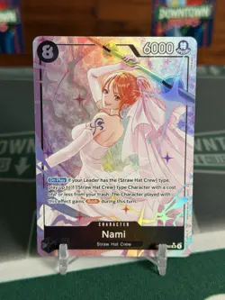 Nami OP15-086 Alt Art Foil Adventure on Kami’s Island Wedding Dress Nami TCG JP - Image 1