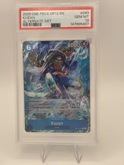 ONE PIECE LEGACY OF THE MASTER KUZAN OP12-043 ALTERNATE ART PSA 10 alt - Image 1