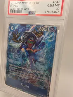 ONE PIECE LEGACY OF THE MASTER KUZAN OP12-043 ALTERNATE ART PSA 10 alt - Image 3