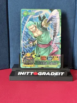 Roronoa Zoro IC1-04 Textured Foil OnePy Berry Match Japanese One Piece LP - Image 1