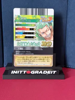 Roronoa Zoro IC1-04 Textured Foil OnePy Berry Match Japanese One Piece LP - Image 2