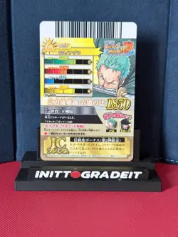 Roronoa Zoro IC2-CP2 Holo Prism OnePy Berry Match Japanese One Piece NM - Image 2