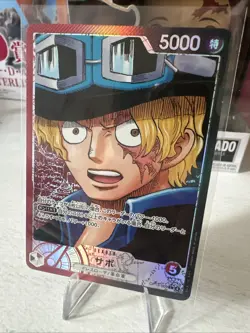 One Piece CCG - Sabo OP13-004 L Alt Art - Carrying on His Will - Japanese - Image 1