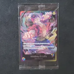One Piece Monkey.D.Luffy Rainbow Release Event Leader English Promo Foil Sealed - Image 1