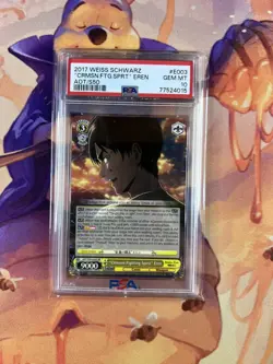 PSA 10 2017 Attack on Titan Vol. 2 - "Crimson Fighting Spirit" Eren Yeager - Image 1