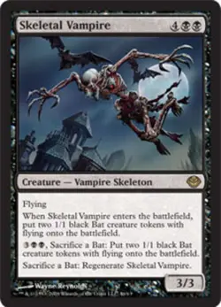 Skeletal Vampire ~ Lightly Played Duel Decks: Garruk vs Liliana MTG Magic Ultima - Image 1