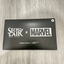 MTG Secret Lair x Marvel Rainbow Foil Edition CAPTAIN AMERICA - Image 1