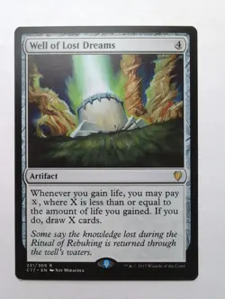 MTG Well of Lost Dreams (C17) Commander 2017 Regular Rare 231/309 - Image 1