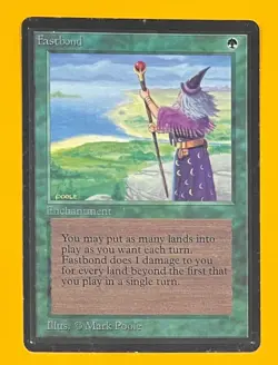 MTG FASTBOND Beta (OldManMTG 012-541) - Image 1