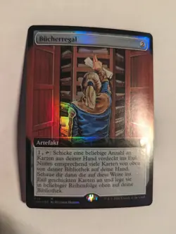 1x GERMAN Scroll Rack Extended Art Foil NM - Magic MTG Commander Legends x1 - Image 1
