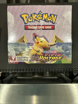 Pokemon TCG Sword & Shield Vivid Voltage Booster Box New Sealed - Image 1