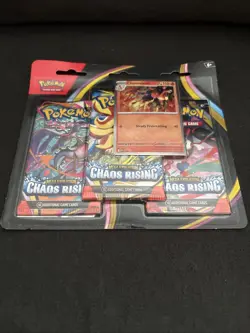 LOT OF 8 - Pokemon Chaos Rising ME04 3-Pack Blister- Sealed! In Hand Fast Ship! - Image 3