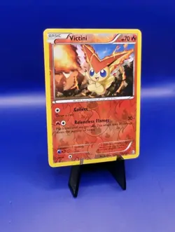 Victini 23/149 Reverse Holo Rare B&W Boundaries Crossed Pokemon Card TCG 2012 - Image 2