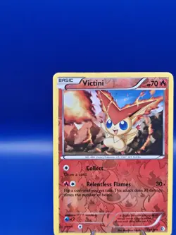 Victini 23/149 Reverse Holo Rare B&W Boundaries Crossed Pokemon Card TCG 2012 - Image 4