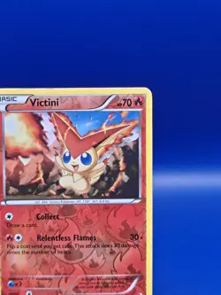 Victini 23/149 Reverse Holo Rare B&W Boundaries Crossed Pokemon Card TCG 2012 - Image 5