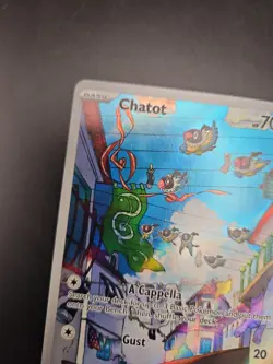 Pokemon TCG Chatot Card 181/162 SV05: Temporal Forces CUTE Illustration Rare - Image 4
