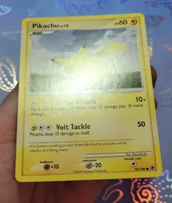 Pikachu 70/100 Majestic Dawn Pokemon Card NM - Image 4