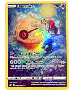 Pokemon Crown Zenith - Lunatone - Galarian Gallery NM+/MINT - GG11/GG70 - Image 1