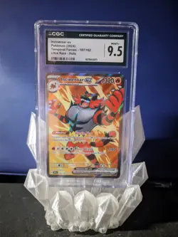 Pokemon Temporal Forces INCINEROAR EX Ultra Rare 187/162 CGC Mint 9.5 - Image 1