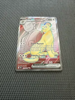 Carte Pokemon Persian EX de la Team Rocket 219/182 Rivalites Destinees FR - Image 1