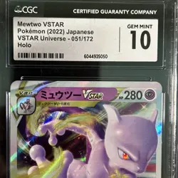 Mewtwo VSTAR Pokemon GO CGC 10 031/071 Japanese Holo Pokemon TCG Graded Card - Image 2