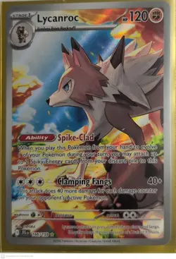 Pokemon TCG Pokemon Lycanroc - 166/159 - SV09: Journey Together (JTG) - Image 1