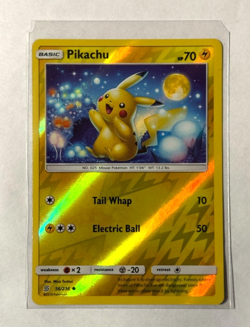 2019 Pokemon Sun & Moon Unified Minds PIKACHU 56/236 REVERSE HOLO NM - Image 3