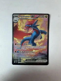 Salamence Ex 187/159 Journey Together Secret Illustration Rare (SIR) English - Image 2