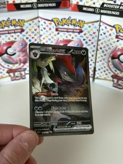Pokemon N's Zoroark ex 185/159 Sv09: Journey Together IR Holo - Image 2