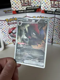 Pokemon N's Zoroark ex 185/159 Sv09: Journey Together IR Holo - Image 3