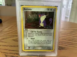 Rattata EX Team Rocket Returns 72/109 PSA 9 Reverse Holo Pokemon Card 2004 - Image 2