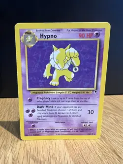 Hypno Legendary Collection 25/110 Excellent Rare Non Holo Pokemon Card 2002 - Image 1