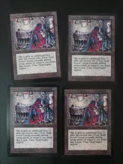 4 X Time Vault MTG P*. R*. O* .x.* Y - Image 1