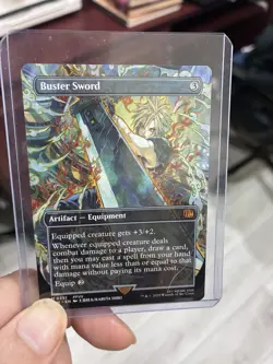 MTG - Buster Sword - Borderless - FIN 351 - Non Foil - Image 1